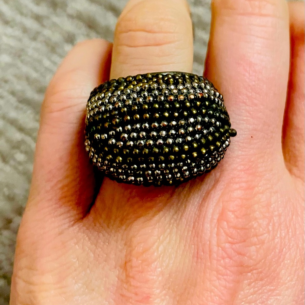 High fashion metal ring